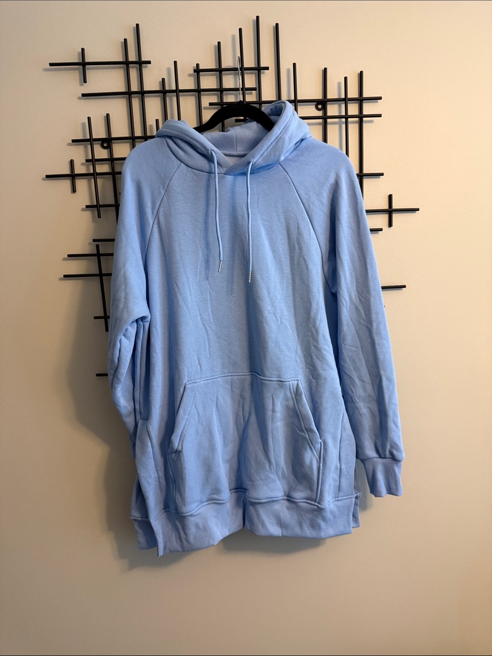 The Warmy Powder Blue Pullover Hoodie